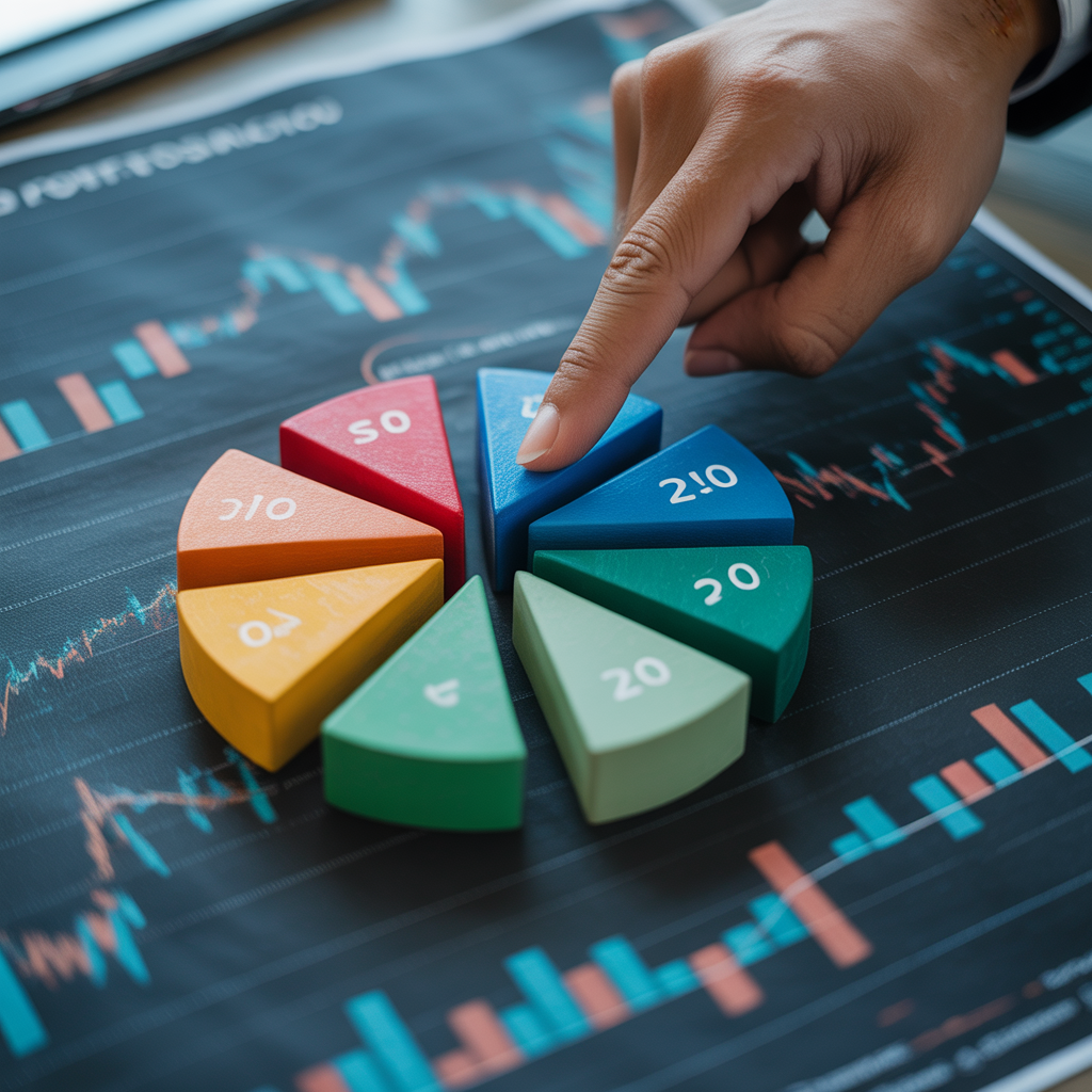 Graphiques de diversification de portefeuille